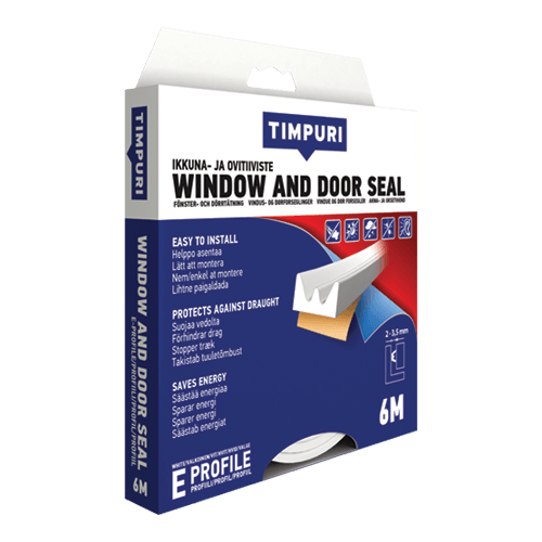 Timpuri fönster- och dörrtätning Fönster- och dörrtätning E